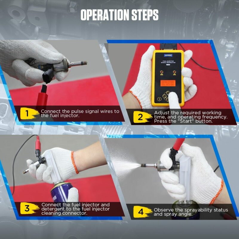 AUTOOL CT60 Fuel Injector Signal Generator Fuel Injector Super Pulse Signal Tester AUTOOL