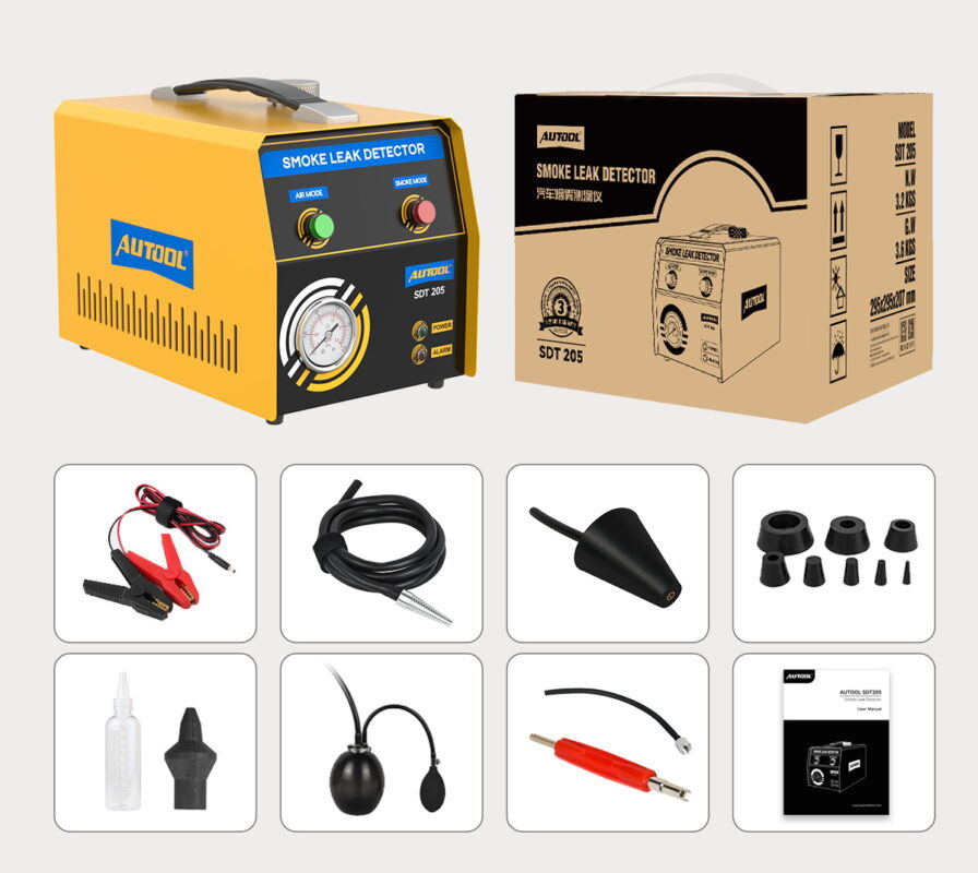 AUTOOL SDT205 Automotive Smoke Machine Leak Detector - AUTOOL
