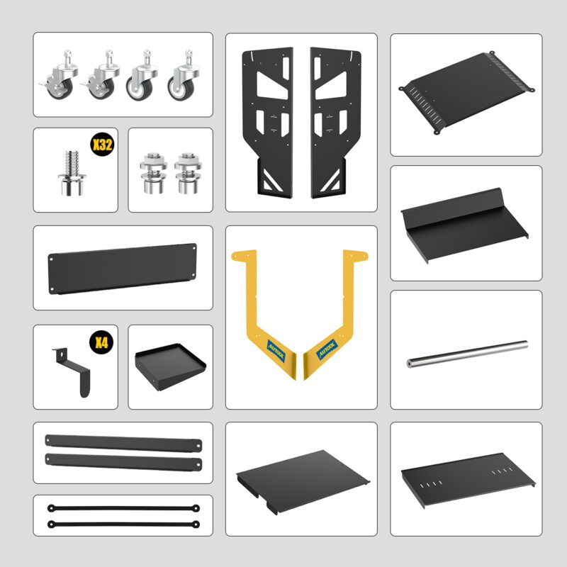 AUTOOL 3X Heavy Duty Utility Mechanic Cart