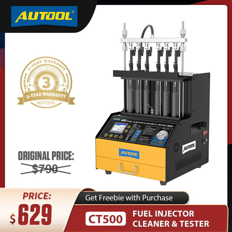 AUTOOL CT400 GDI Detergente Per Iniettori Di Carburante E Tester Macchina 6 Cilindri Tester Per La Pulizia Dell'iniettore Di Carburante Per Auto E Moto - Foto 4