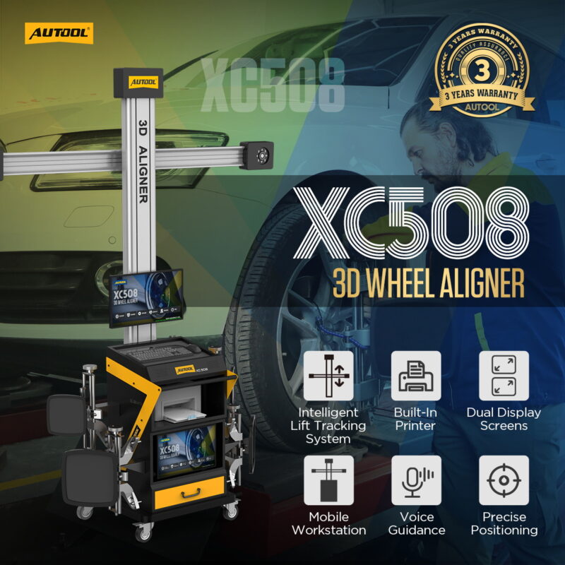 3D Wheel Alignment Machine