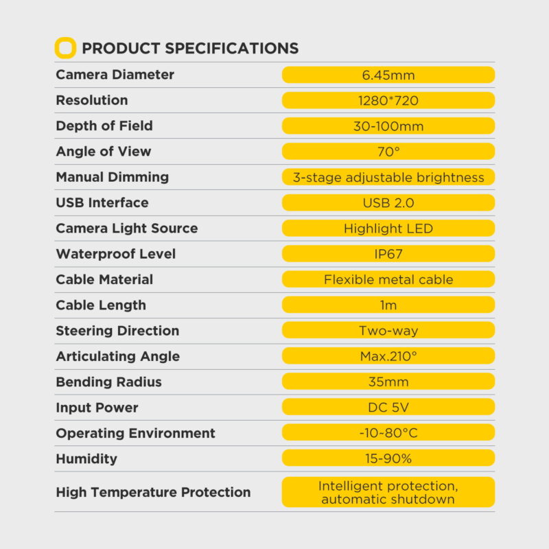 SVB302 Articulating Borescope