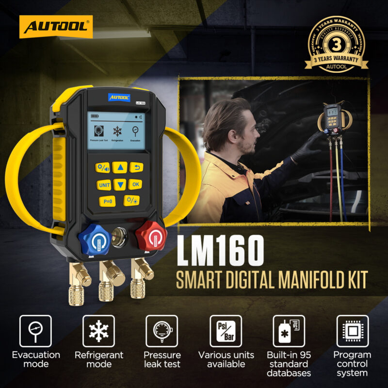 Refrigerant Leak Detector Digital Manifold Gauges