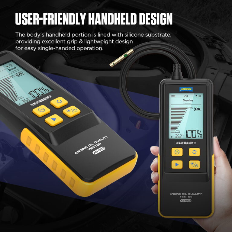 AUTOOL AS503 Engine Oil Tester with Digital Display - AUTOOL