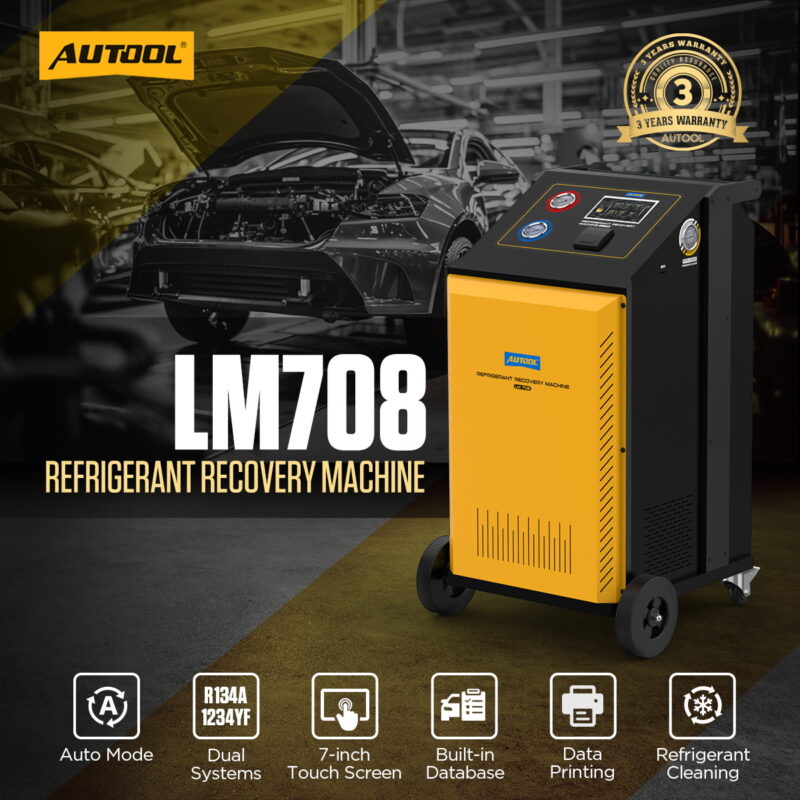 Automotive Refrigerant Freon Recovery Machine