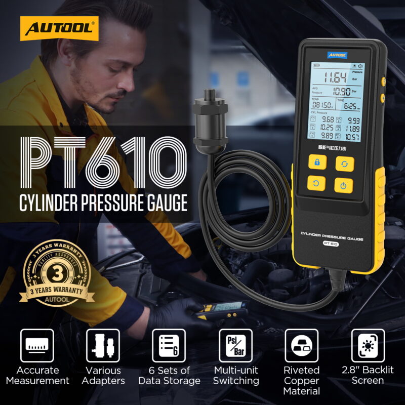 Cylinder Pressure Gauge Automotive Tool