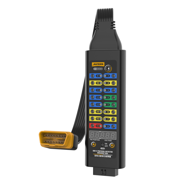 AUTOOL OBD2 Breakout Box Protocol Detector Premium Version